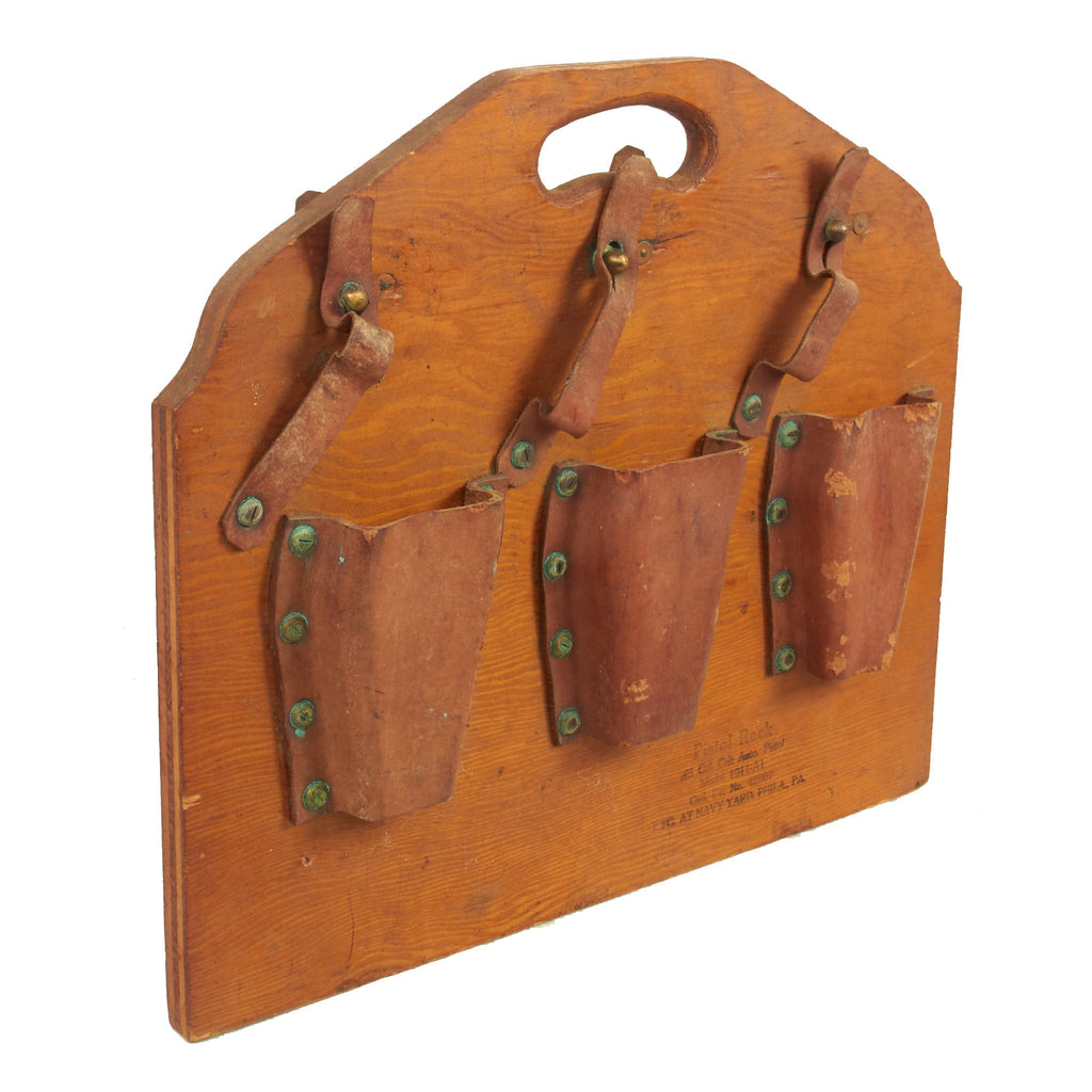Original U.S. WWII Navy Colt .45 1911 Automatic Pistol Rack - Wood & L ...