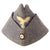 Original German WWII Luftwaffe EM-NCO Wool M38 Overseas Cap in Size 56 - Schiffchen Original Items