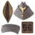 Original German WWII Luftwaffe EM-NCO Wool M38 Overseas Cap in Size 56 - Schiffchen Original Items