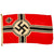 Original German WWII 80cm x 135cm National Battle Flag by N.V.P.F. v Vlissingen & Co. - Reichskriegsflagge Original Items