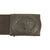 Original German WWII Luftwaffe Black Leather Belt with Painted Steel Buckle Original Items