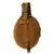 Original German WWII Afrikakorps Aluminum M31 Canteen with Canvas Harness & Bakelite Cup - dated 1942 Original Items