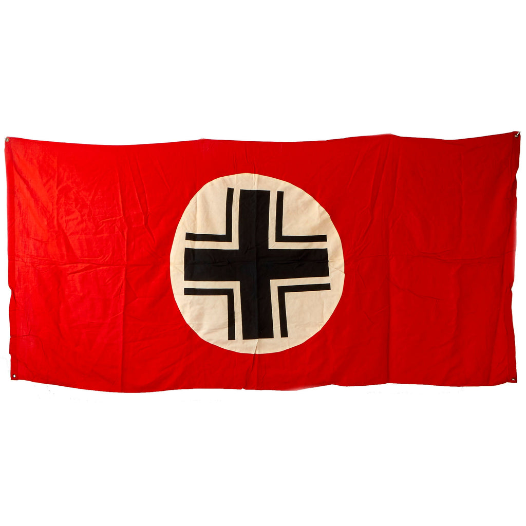Original German WWII Unissued Balkenkreuz (Beam Cross) Panzer Tank & Vehicle Identification Flag - 39" x 78" Original Items