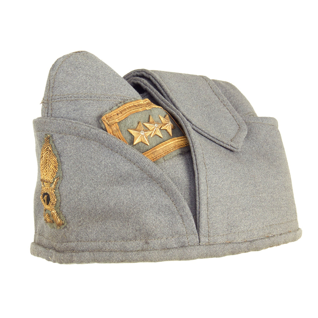 Original WWII Italian 1st Armored Regiment Colonel’s Bustina Field Cap Original Items