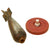 Original Japanese WWII 81mm Inert Mortar Round on Display Base Original Items