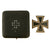 Original German WWII Vaulted Iron Cross First Class 1939 in Case - EKI - Unmarked Original Items