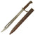 Original German WWI Lot of Two M1898/05 n/A Butcher Bayonets with Scabbards - Dated 1912 & 1917 Original Items