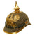 Original Imperial German WWI Prussian M1895 Infantry Ersatz Felt Pickelhaube Fitzhelme Spiked Helmet - Rare Simplified Pattern Original Items
