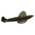 Original U.S. WWII American and British Recognition Model Airplanes by Cruver - P-61 and British Spitfire Original Items