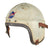 Original U.S. 1950s Navy USN Gentex H-4 Flying Helmet with NASA Decals - Size Medium Original Items