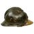 Original French WWI Issue Model 1915 Adrian Helmet in Horizon Blue with RF Badge With Soldat De La Grande Guerre Plaque - Complete Original Items