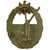 Original German WWII Kriegsmarine Coastal Artillery Badge - Unmarked Scoop Back Original Items