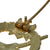 Original German WWII Kriegsmarine Coastal Artillery Badge - Unmarked Scoop Back Original Items