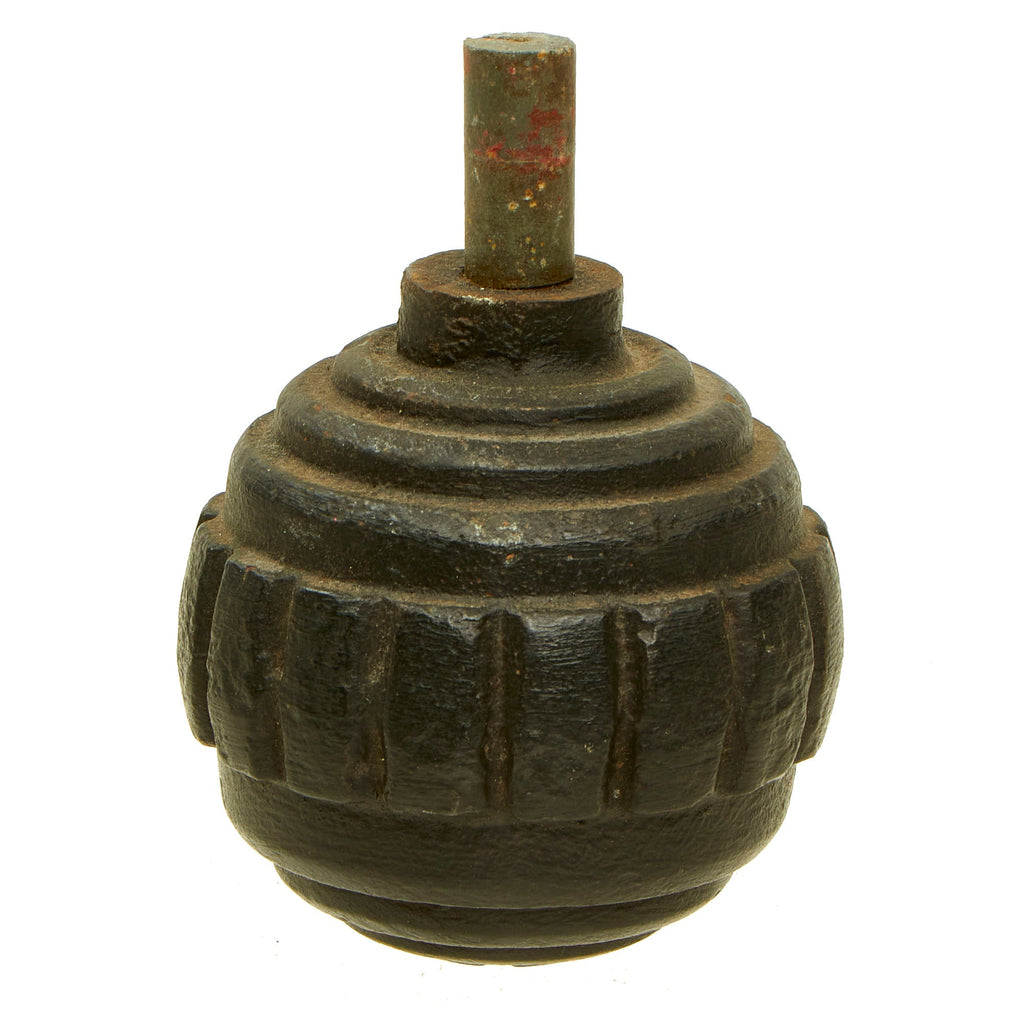 Original German WWI Model 1915 n/A Ball Hand Fragmentation Inert Grenade - Kugelhandgranate Original Items