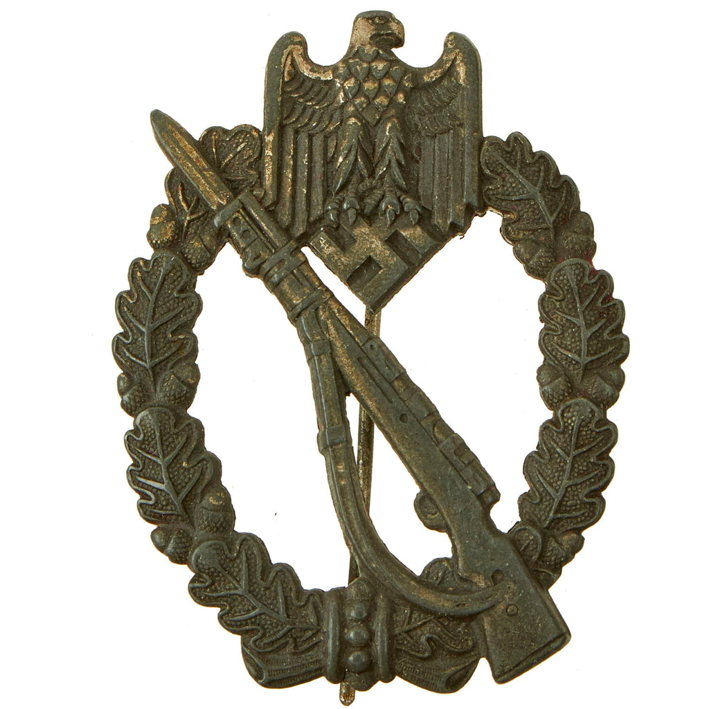 Original German WWII Silver Grade Infantry Assault Badge - Unmarked Original Items