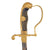 Original German WWII Army Heer Officer's Lion Head Sword with Nickel-Plated Blade & Steel Scabbard Original Items