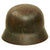 Original German WWII Service Worn Luftwaffe M35 Double Decal Helmet with Liner & Broken Chinstrap - marked Q64 Original Items