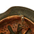 Original German WWII Service Worn Luftwaffe M35 Double Decal Helmet with Liner & Broken Chinstrap - marked Q64 Original Items