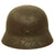 Original German WWII Service Used M40 Single Decal Army Heer Helmet with Relic Liner & Chinstrap - EF64 Original Items