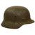 Original German WWII Service Used M40 Single Decal Army Heer Helmet with Relic Liner & Chinstrap - EF64 Original Items