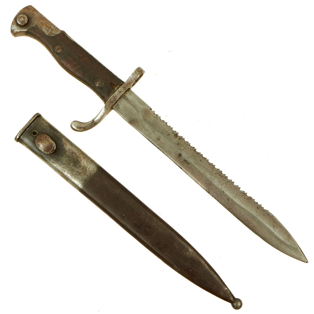 Original Turkish Converted WWI German Sawback S98/05 “Butcher” Bayonet Original Items