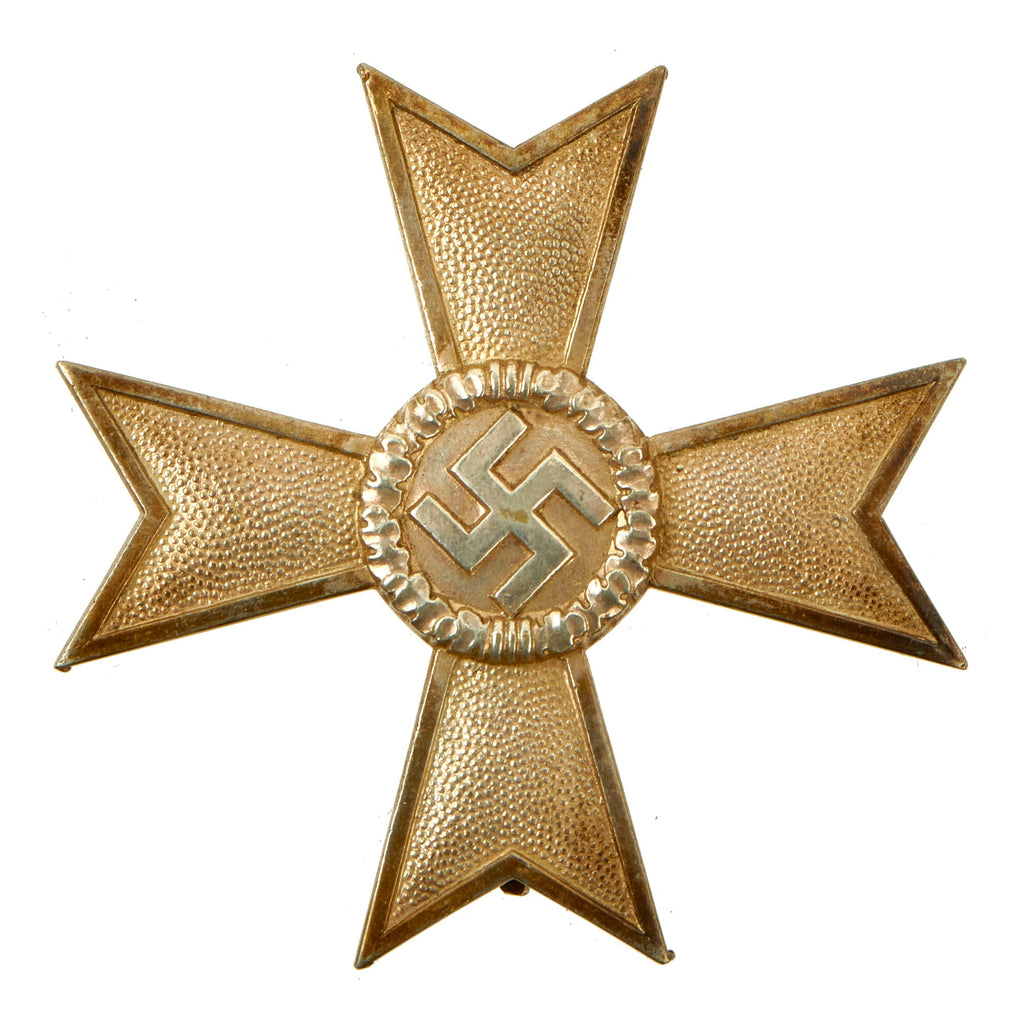 Original German WWII Silver War Merit Cross KvK 1st Class - Kriegsverdienstkreuz - Unmarked Original Items