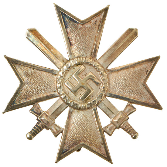 Original German WWII War Merit Cross KvK 1st Class with Swords by Julius Bauer Söhne - Kriegsverdienstkreuz Original Items