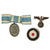 Original German WWI - WWII Award, Insignia, and Postcard Grouping with Western Wall Medal, Sports Training Badge & More - 11 Items Original Items