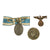 Original German WWI - WWII Award, Insignia, and Postcard Grouping with Western Wall Medal, Sports Training Badge & More - 11 Items Original Items