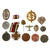 Original German WWII Award and Tinnie Grouping with Hindenburg Cross, Eastern Medal, and More - 14 Items Original Items