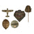 Original German WWII Award and Tinnie Grouping with Hindenburg Cross, Eastern Medal, and More - 14 Items Original Items