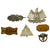 DRAFT 2 Original German WWI & WWII Medal and Insignia Grouping with WWI Wound Badge & Mother's Cross - 7 Items Original Items