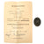 Original German WWII Black 3rd Class Wound Badge by Klein & Quenzer with Named Award Document - Dated 1943 Original Items