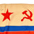 Original Cold War Era Soviet Naval Flag of Task Force Commander Dated 1990 - 40” x 26” Original Items