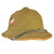 Original German WWII Service Worn First Model Olive Green DAK Afrikakorps Sun Helmet - dated 1942 Original Items