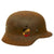 DRAFT Original German WWII 1939 dated “Droop-Tail” Luftwaffe M35 Double Decal Steel Helmet - marked ET64 Original Items