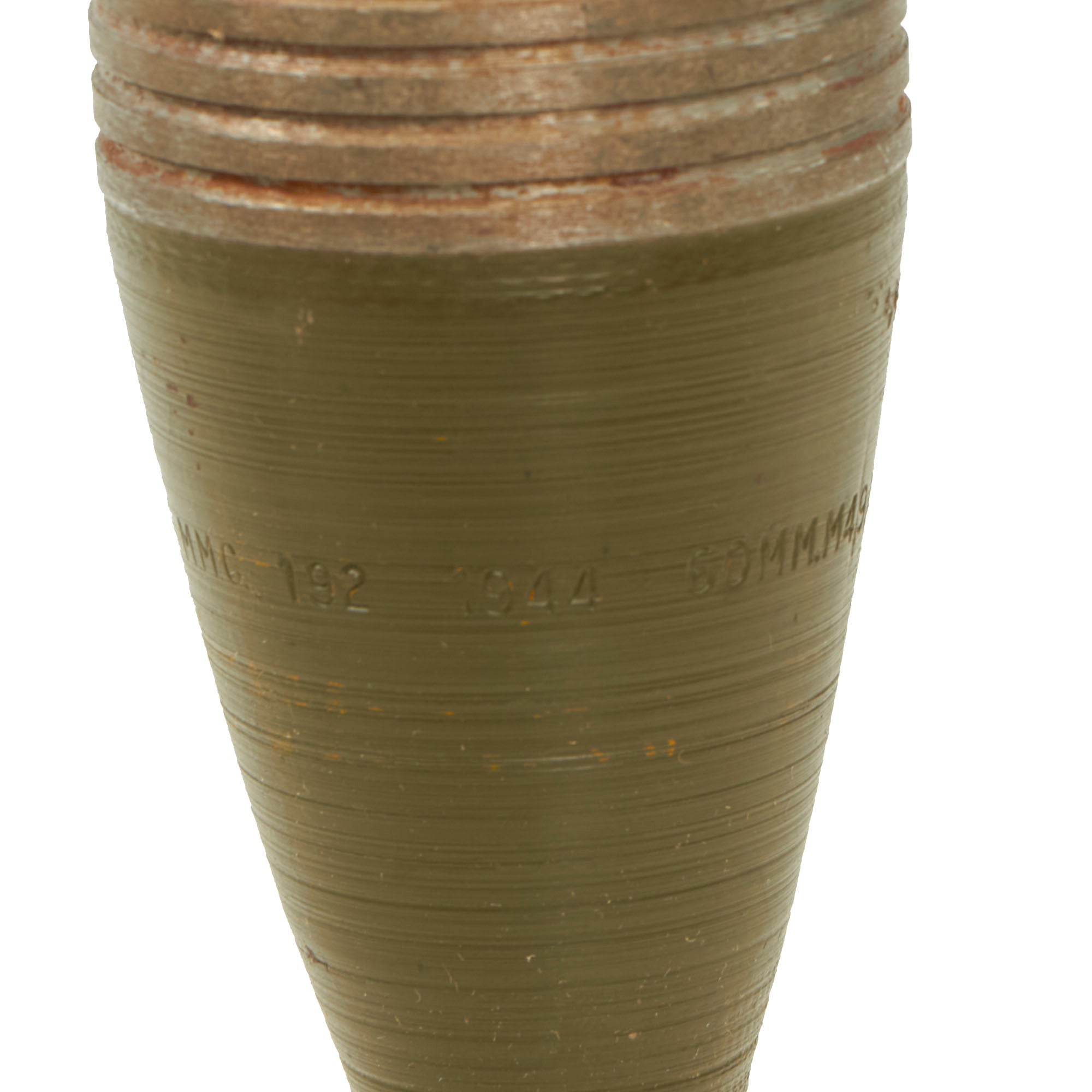 Original U.S. WWII 1944 Dated M49A2 60mm Deactivated Mortar Round with ...