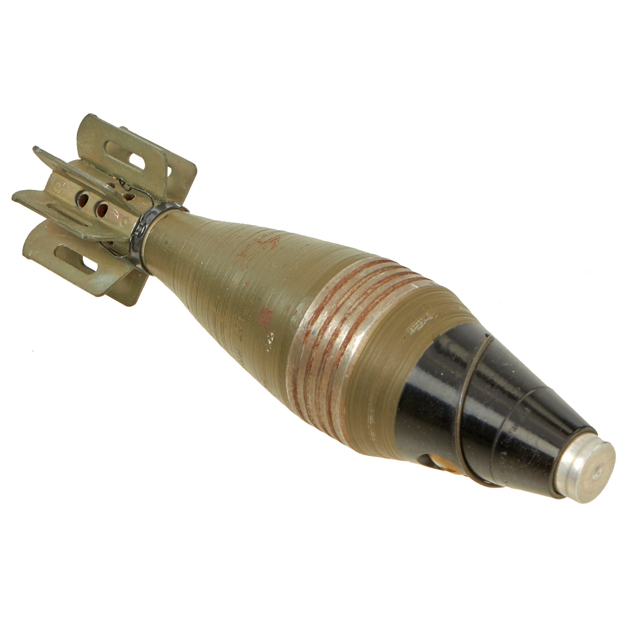 Original U.S. WWII 1944 Dated M49A2 60mm Deactivated Mortar Round with ...