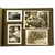 DRAFT Original German WWII Heer Army "Meine Dienstzeit" Personal Photo Album with Metal Helmet Insignia - 155 Photos Original Items