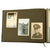 DRAFT Original German WWII Heer Army "Meine Dienstzeit" Personal Photo Album with Metal Helmet Insignia - 155 Photos Original Items