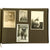 DRAFT Original German WWII Heer Army "Meine Dienstzeit" Personal Photo Album with Metal Helmet Insignia - 155 Photos Original Items