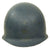 Original U.S. WWII USN Navy Blue Early 1943 M1 McCord Front Seam Fixed Bale Helmet with Westinghouse Liner Original Items
