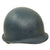Original U.S. WWII USN Navy Blue Early 1943 M1 McCord Front Seam Fixed Bale Helmet with Westinghouse Liner Original Items
