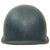 Original U.S. WWII USN Navy Blue Early 1943 M1 McCord Front Seam Fixed Bale Helmet with Westinghouse Liner Original Items