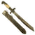 Original German WWII RAD Labor Corps M1937 Officer's Dagger by E. Pack & Söhne with Chipped Grip & Scabbard Original Items