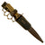 Original U.S. WWI/WWII Model 1918 Mark 1 Trench Knife “Paratrooper” Modified with Cut Down German 98k Frog and Scabbard Original Items