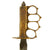 Original U.S. WWI/WWII Model 1918 Mark 1 Trench Knife “Paratrooper” Modified with Cut Down German 98k Frog and Scabbard Original Items