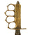 Original U.S. WWI/WWII Model 1918 Mark 1 Trench Knife “Paratrooper” Modified with Cut Down German 98k Frog and Scabbard Original Items