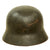 Original German WWII Named M40 Single Decal Army Heer Helmet with 56cm Liner & Broken Chinstrap - EF64 Original Items