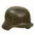 Original German WWII Named M40 Single Decal Army Heer Helmet with 56cm Liner & Broken Chinstrap - EF64 Original Items